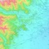 Sangone topographic map, elevation, terrain
