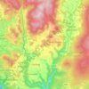 St. Oswald topographic map, elevation, terrain