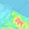 Falconara Marittima topographic map, elevation, terrain