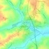 Halesworth topographic map, elevation, terrain