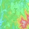 Yuchi Township topographic map, elevation, terrain