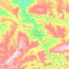 Queixada topographic map, elevation, terrain