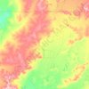 Wanaaring topographic map, elevation, terrain