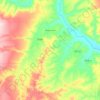 Nova Soure topographic map, elevation, terrain