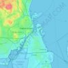 Copenhagen Municipality topographic map, elevation, terrain