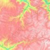 Cotaruse topographic map, elevation, terrain