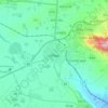 Afula topographic map, elevation, terrain