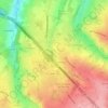 Barchon topographic map, elevation, terrain