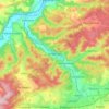 Langenorla topographic map, elevation, terrain