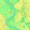Monheim am Rhein topographic map, elevation, terrain