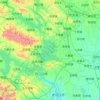 丹江口水库 topographic map, elevation, terrain