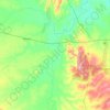Comet topographic map, elevation, terrain