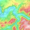Kaulsdorf topographic map, elevation, terrain