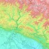 Far-Western Development Region topographic map, elevation, terrain