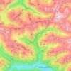 Mallnitz topographic map, elevation, terrain