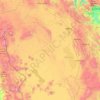 Oruro Department topographic map, elevation, terrain