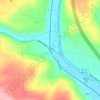 Village of Lisle topographic map, elevation, terrain