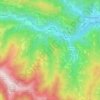 Melle topographic map, elevation, terrain