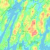 Edgecomb topographic map, elevation, terrain