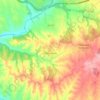 Villamantilla topographic map, elevation, terrain