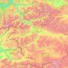 Джазаторское сельское поселение topographic map, elevation, terrain
