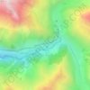 Réserve naturelle de la haute vallée de la Séveraisse topographic map, elevation, terrain