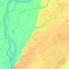 Municipio de Tres de Abril topographic map, elevation, terrain