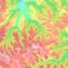Trespoux-Rassiels topographic map, elevation, terrain