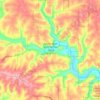 Yellow River State Forest - Paint Creek Unit topographic map, elevation, terrain