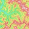 Богданська сільська громада topographic map, elevation, terrain