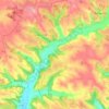 Valprionde topographic map, elevation, terrain