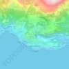 Herceg Novi topographic map, elevation, terrain