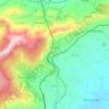 Alpedrinha topographic map, elevation, terrain