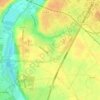 Le Coudray topographic map, elevation, terrain