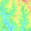 Municipio de Tres Capones topographic map, elevation, terrain