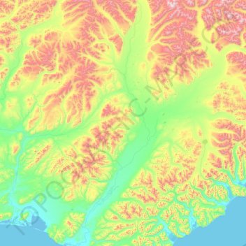 Апука topographic map, elevation, terrain