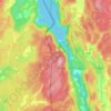 Indre Iddefjord / Enningdalselva naturreservat topographic map, elevation, terrain