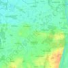 Hohenberg-Krusemark topographic map, elevation, terrain