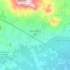 Zaio topographic map, elevation, terrain