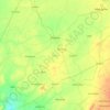 Nagaur topographic map, elevation, terrain
