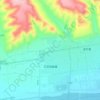 王范回族镇 topographic map, elevation, terrain