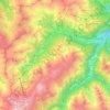 Tux topographic map, elevation, terrain