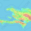 Haiti topographic map, elevation, terrain