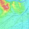 Leonding topographic map, elevation, terrain