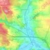 Elz topographic map, elevation, terrain