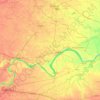 Ghazipur topographic map, elevation, terrain