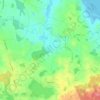 Warnow topographic map, elevation, terrain