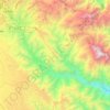 Palca topographic map, elevation, terrain