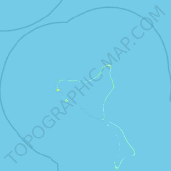 Marokau topographic map, elevation, terrain