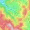 Belleroche topographic map, elevation, terrain